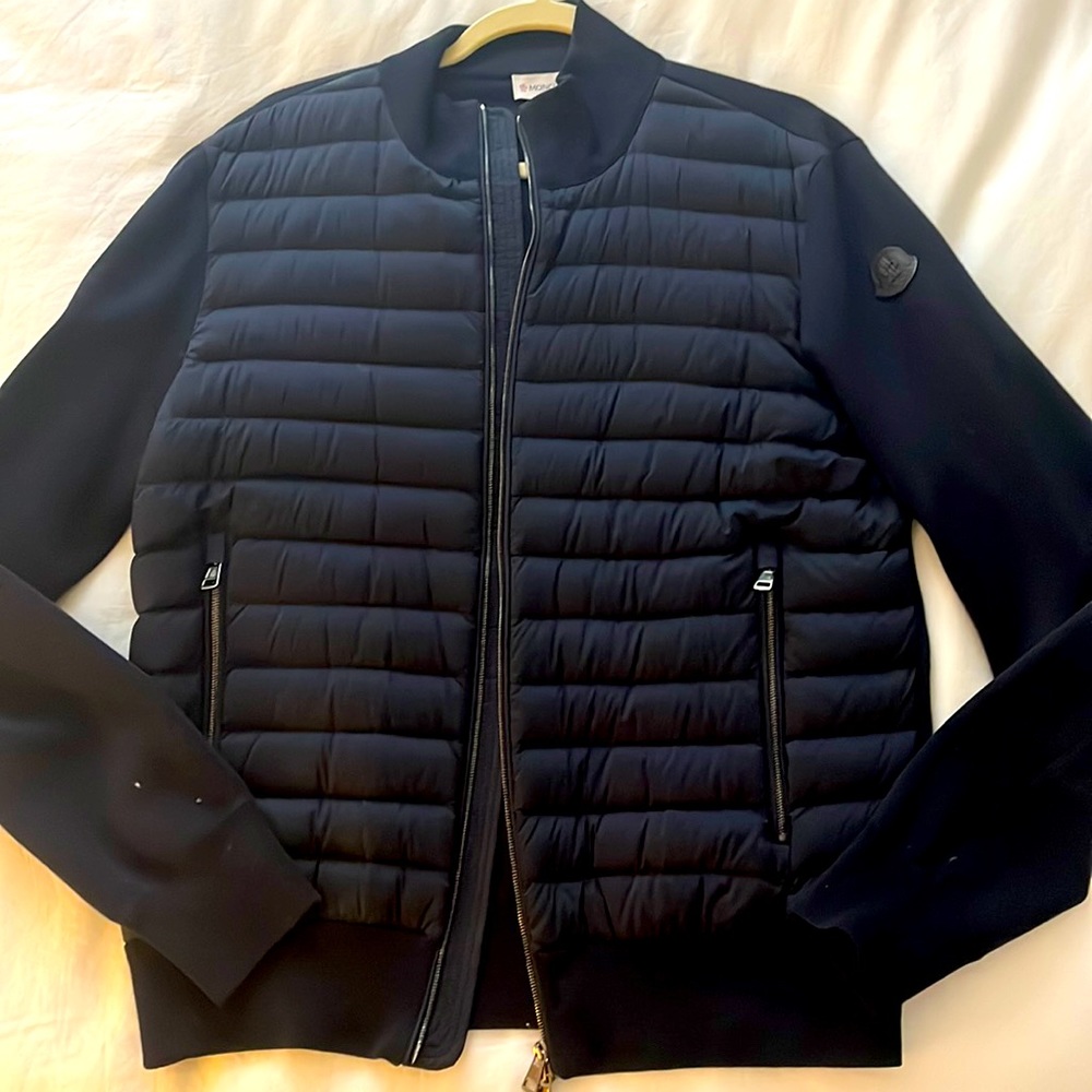 Moncler Men’s Padded Cotton Cardigan